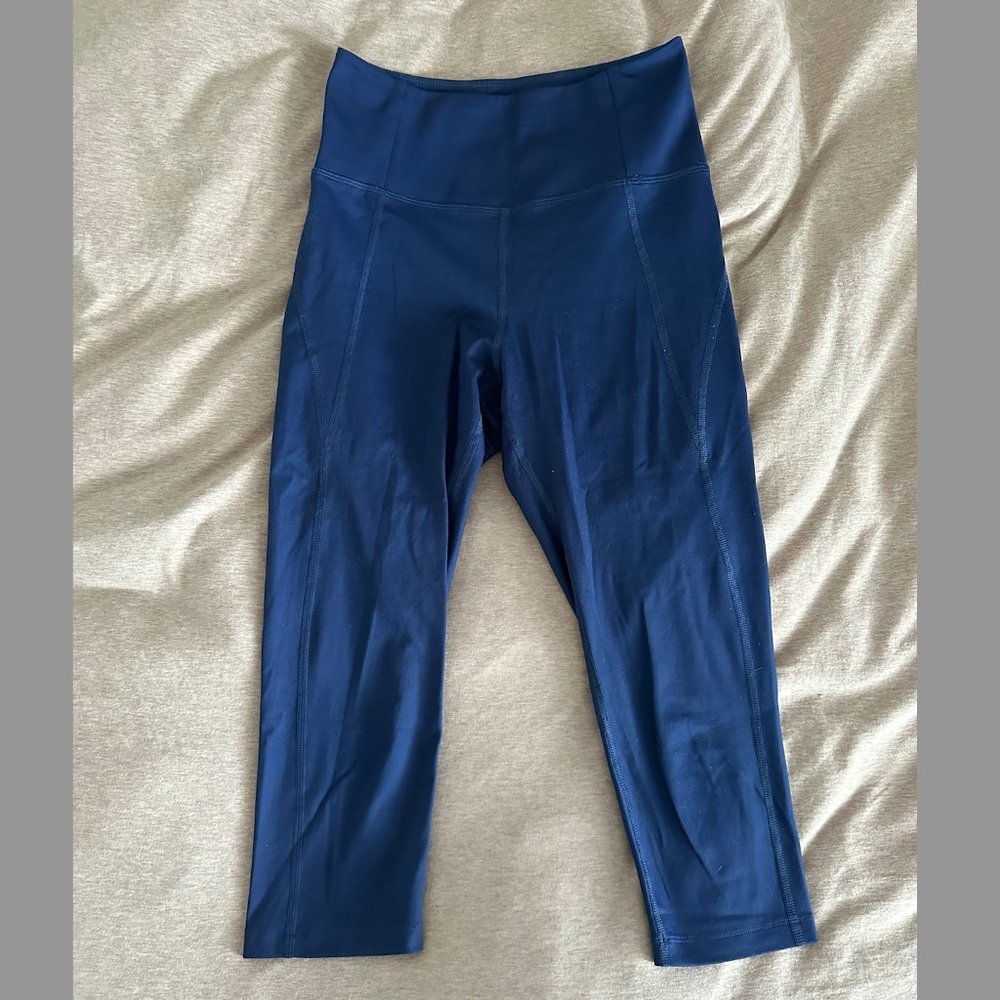 Girlfriend Collective Indigo Compressive High-Rise Legging Size SMALL
